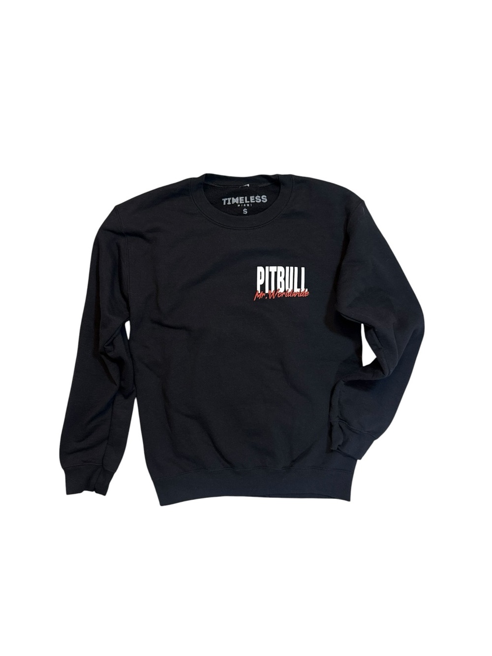 Pitbull Crewneck Tour Sweatshirt - Black